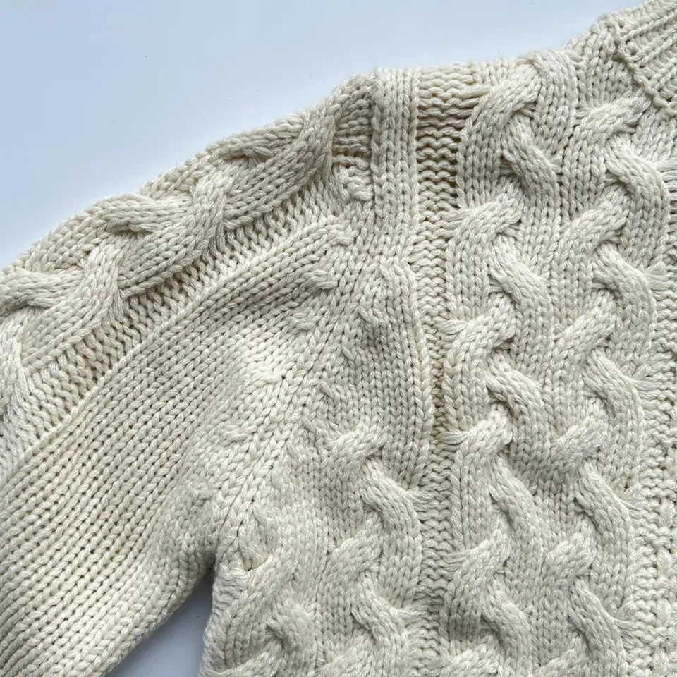 Suéter de punto de gran tamaño personalizado al por mayor para Hombres