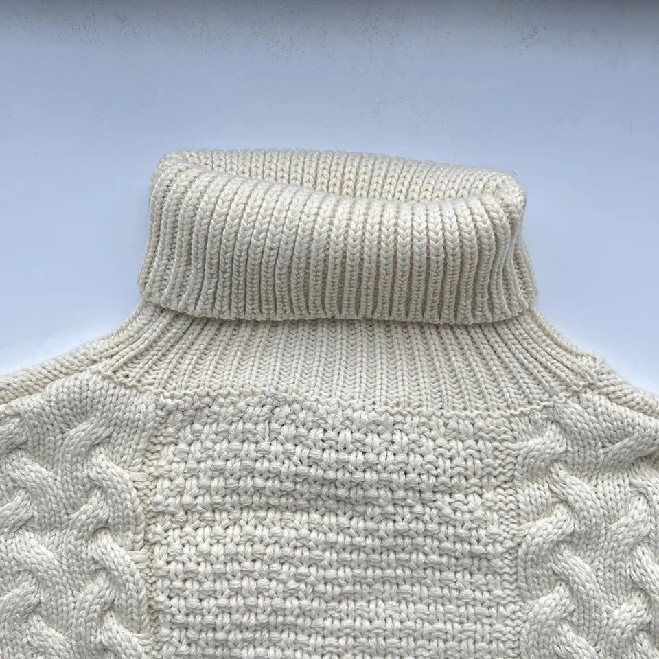 Suéter de punto de gran tamaño personalizado al por mayor para Hombres