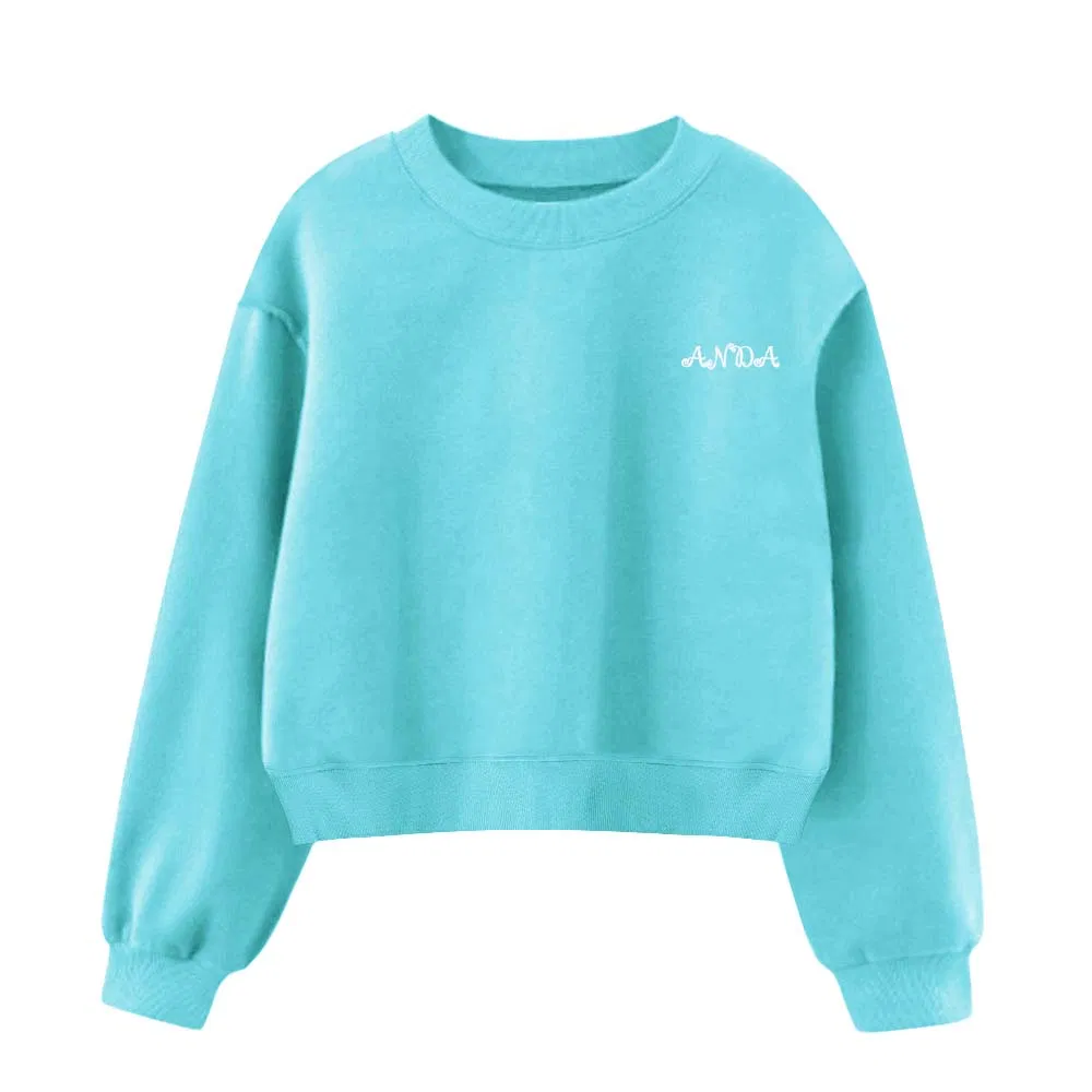 Sudadera con Capucha en Blanco Recortada de Gran Tamaño para Hombre de Algodón con Logotipo Impreso de Su Propia Marca al por Mayor OEM