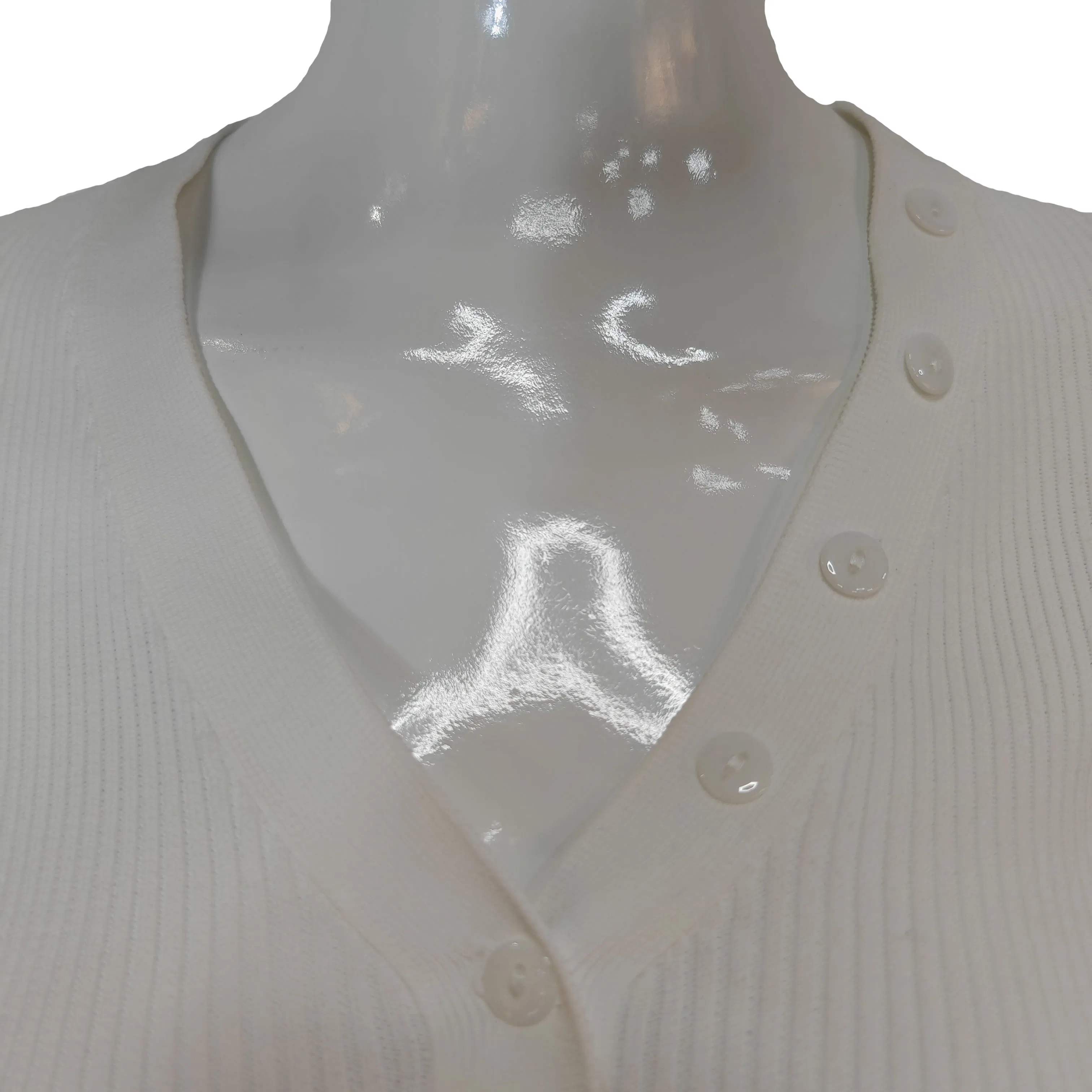 Suéter Informal con Cuello en V para Mujer, Diseño de Logotipo Personalizado, Suéter de Punto de Manga Larga Transpirable
