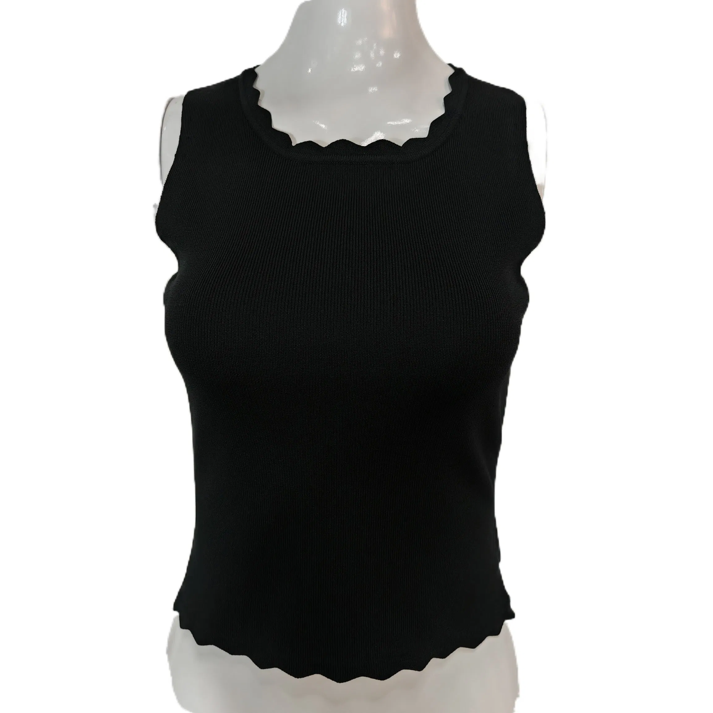 Camiseta sin mangas de Verano para Mujer Chaleco Fino para Mujer Tops Casuales de Moda para Mujer