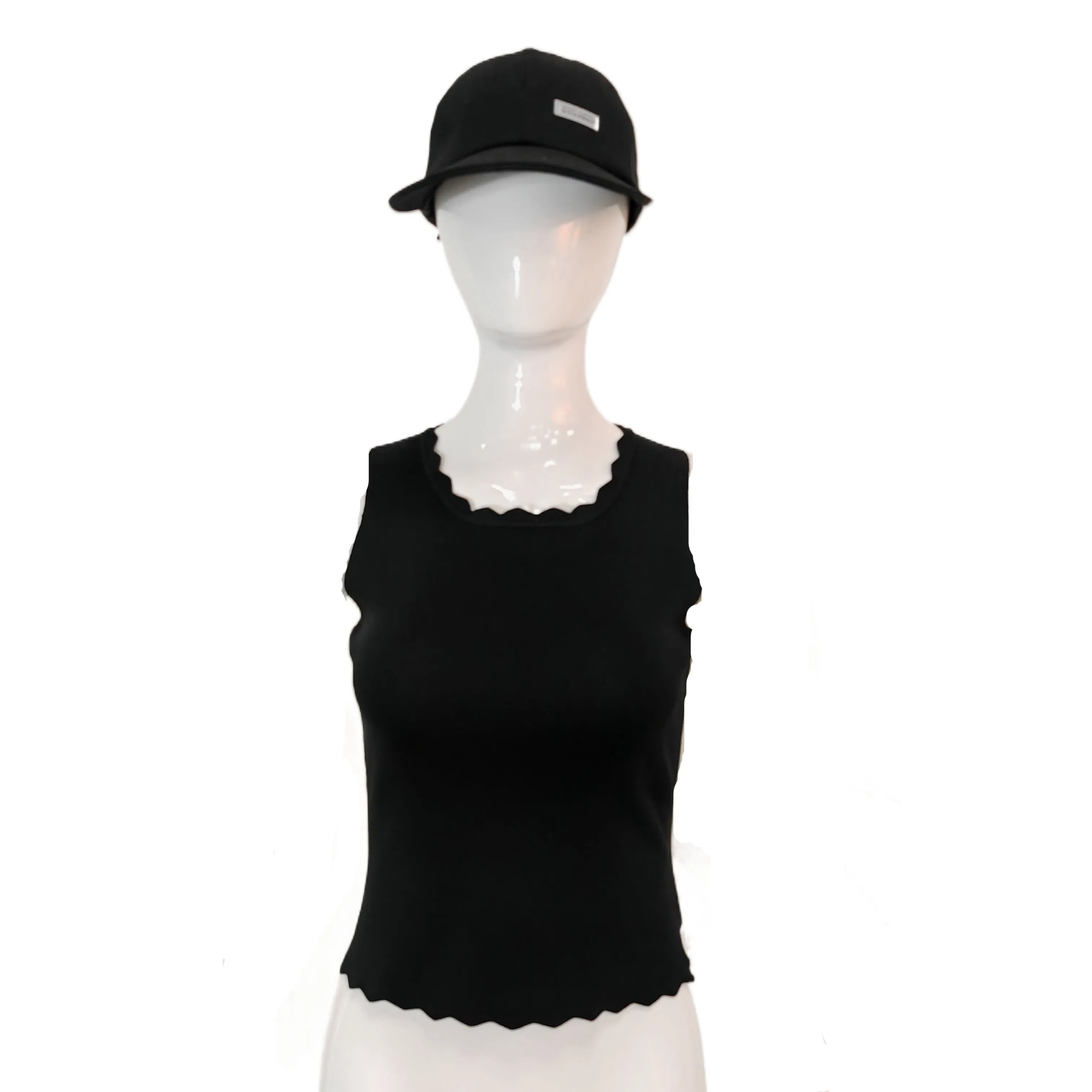 Camiseta sin mangas de Verano para Mujer Chaleco Fino para Mujer Tops Casuales de Moda para Mujer