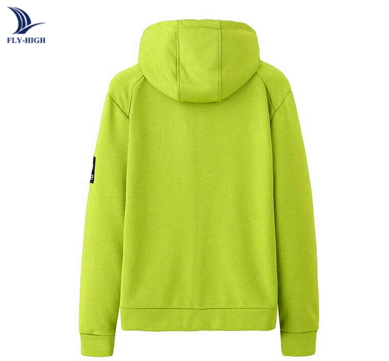 Sudadera con Capucha con Cremallera Gruesa de Gran Tamaño en Blanco para Hombre Personalizada