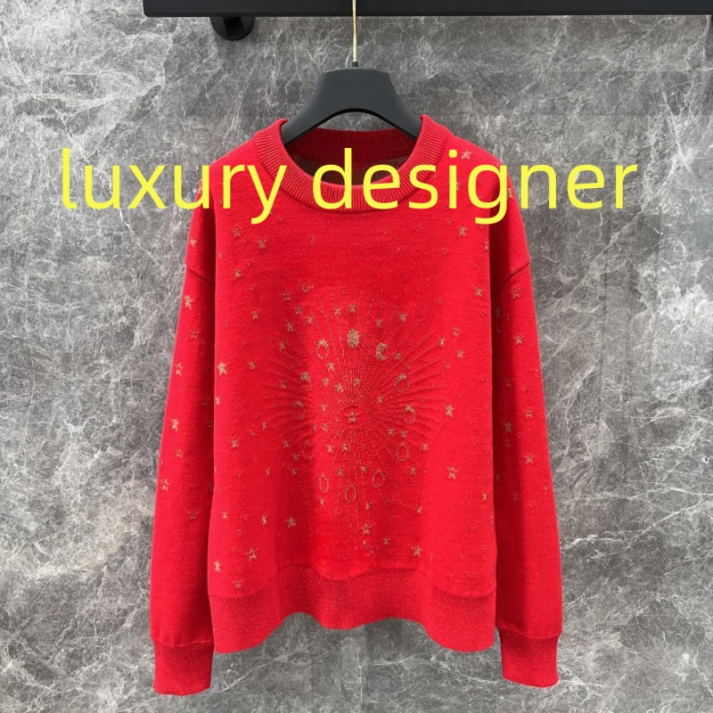 Calidad Original Avanzada Ocio Versátil Moda de Lujo Moda Popular Copia 1: 1 Réplica de la Marca Mujeres Como Suéter de Diseñador