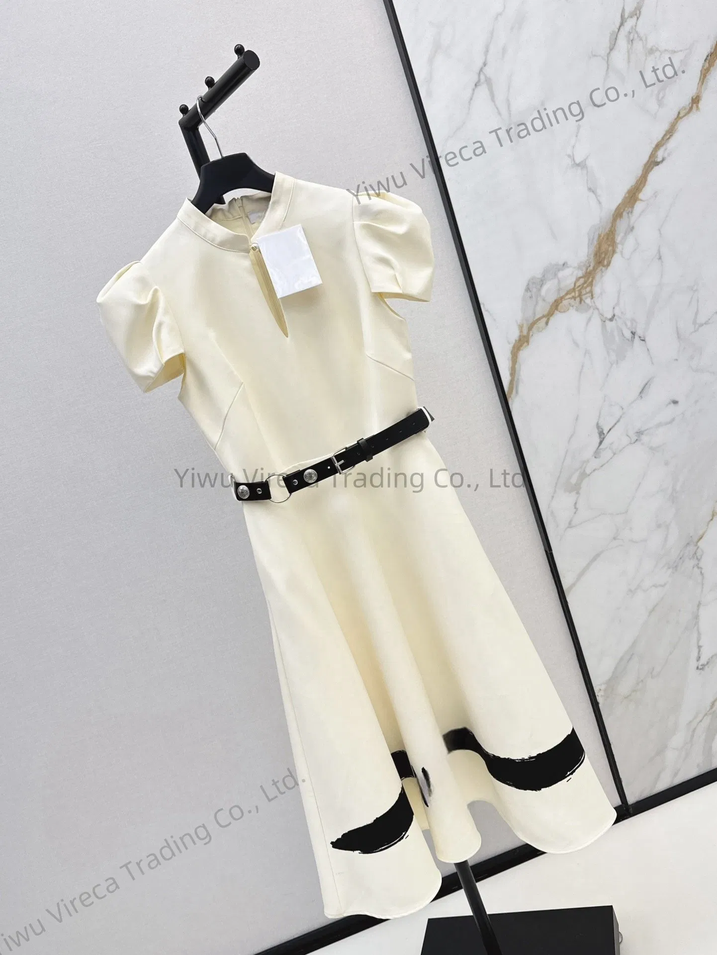 Vestido de Diseñador de Lujo Réplica Original 1: 1 Tienda en Línea 5A Réplicas al por Mayor de Marca Más Barata Guangdong Vestido Largo de Mujer de Moda Más Dulce de Punto para Mujer