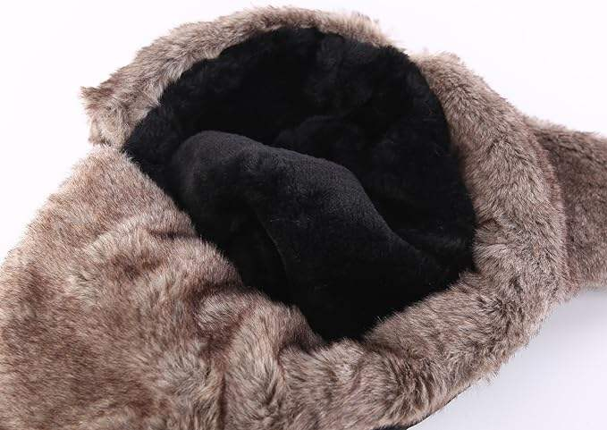 Sombrero de Trampero Sombreros Cálidos de Invierno Sombrero de Caza Ushanka con Máscara Orejeras Gorra de Invierno Hombres Mujeres