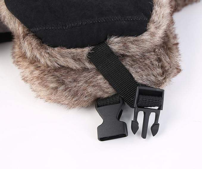 Sombrero de Trampero Sombreros Cálidos de Invierno Sombrero de Caza Ushanka con Máscara Orejeras Gorra de Invierno Hombres Mujeres
