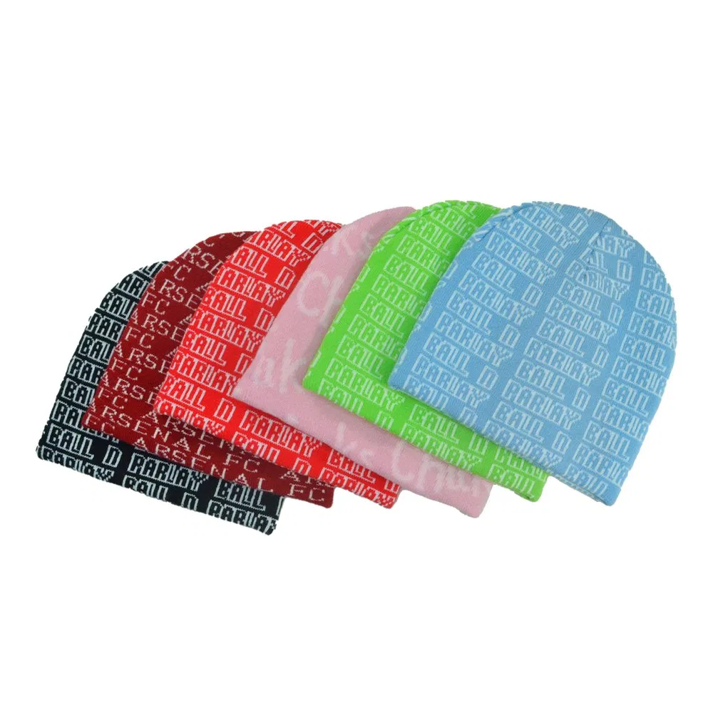 Recomendar Sombreros de Gorrita Tejida Gorro de Punto Jacquard con Patrón de Llama Personalizado Gorros Cálidos