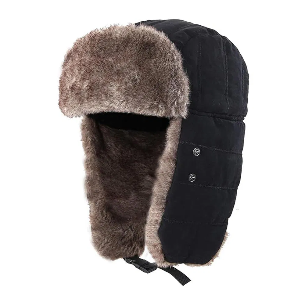 Sombrero de Trampero Sombreros Cálidos de Invierno Sombrero de Caza Ushanka con Máscara Orejeras Gorra de Invierno Hombres Mujeres