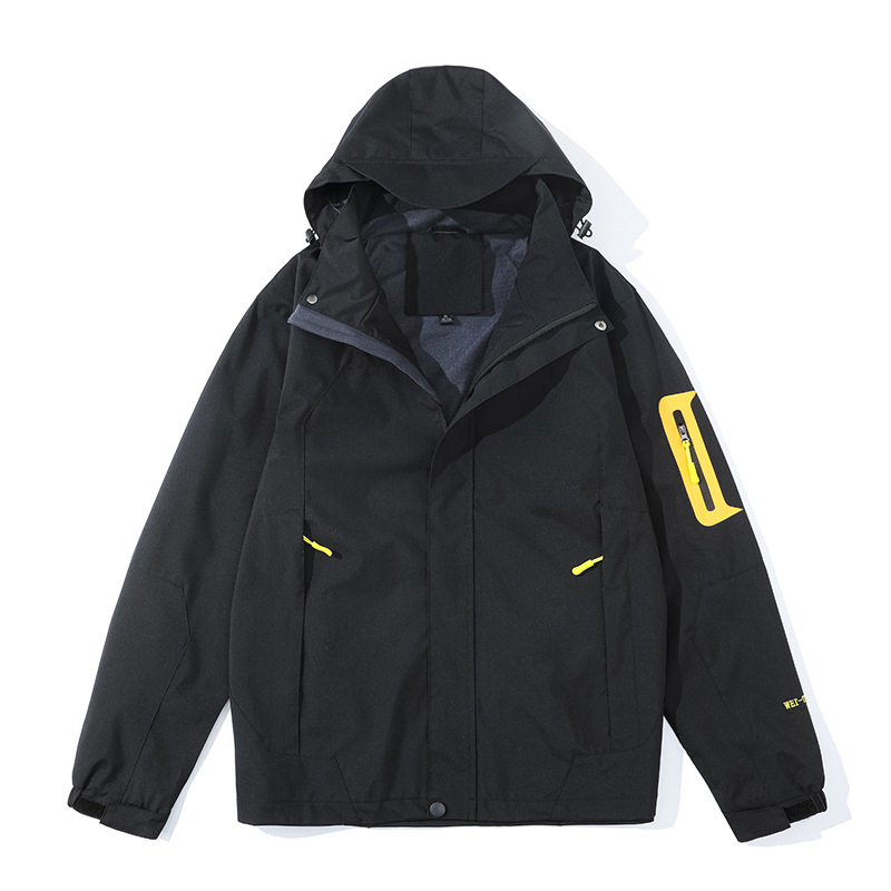 Chaqueta al Aire Libre de Primavera e Invierno Para Hombre, Cazadora impermeable a juego para Hombre