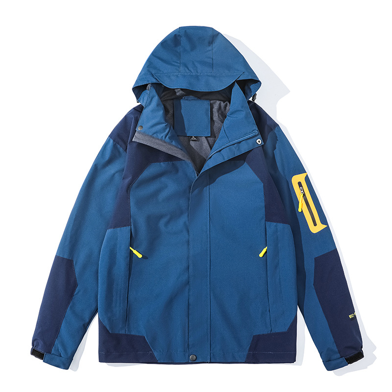 Chaqueta al Aire Libre de Primavera e Invierno Para Hombre, Cazadora impermeable a juego para Hombre