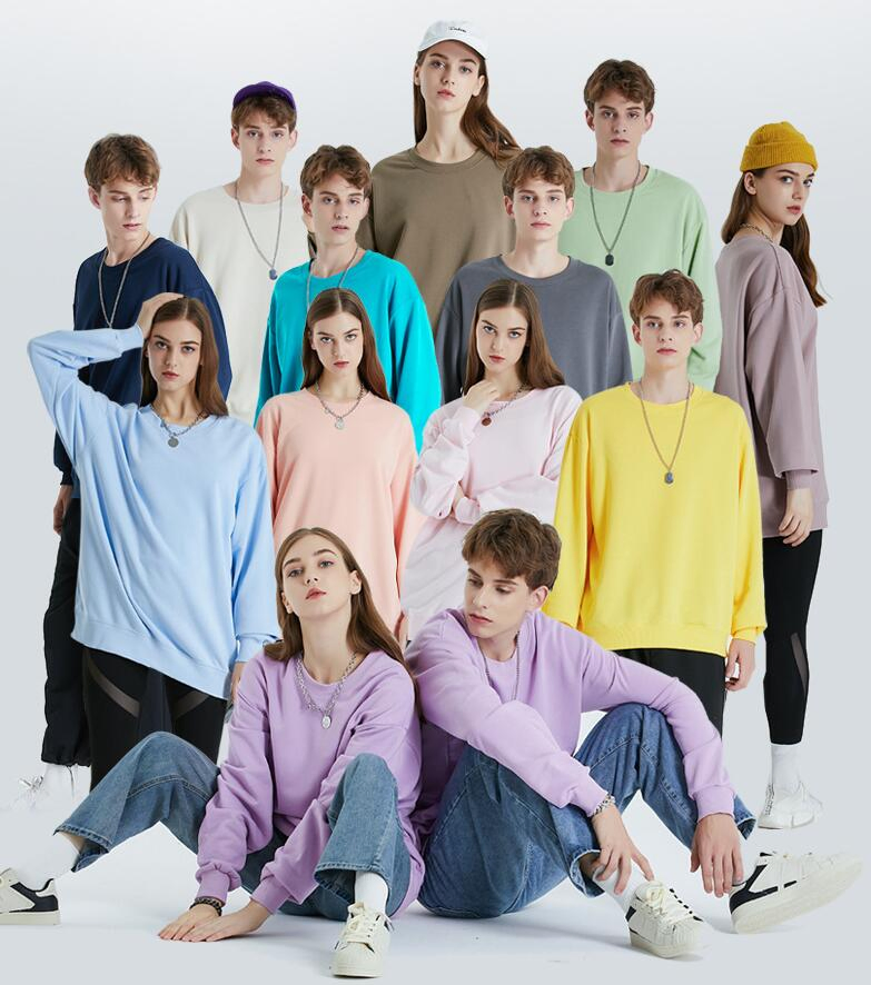 Sudaderas Unisex de cuello redondo de Algodón 100% Premium para personalización