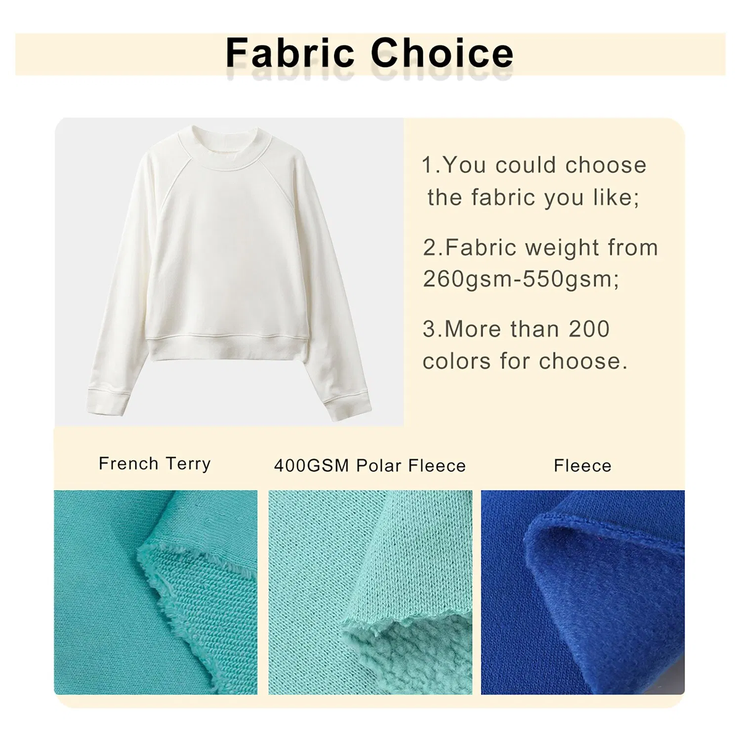 Sudadera Corta Al por Mayor con Estampado de Pantalla de Seda Informal Personalizado Highstreet de Felpa Francesa de Color Sólido de Alta Calidad Para Mujer
