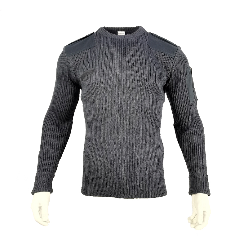 2023 Yuemai Nuevo Diseño de Alta Personalización para Hombres al aire libre&amp;prime;Suéter Táctico de lana Cálida con cuello en V