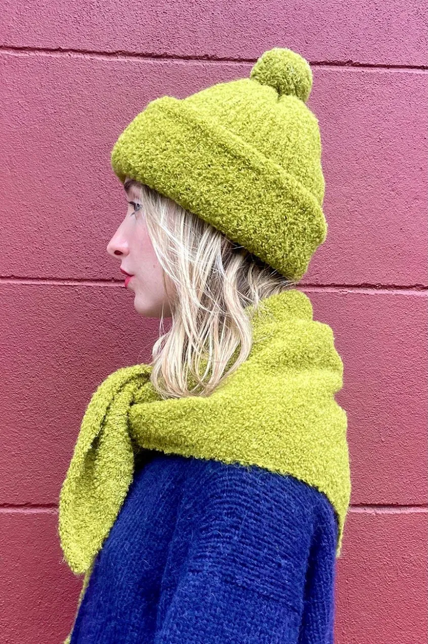 Gorros con Puños Clásicos Ecológicos Unisex Gorro de Pompón de Mezcla Acrílica de Lana Acanalada de Punto de Alta Calidad para Mujer