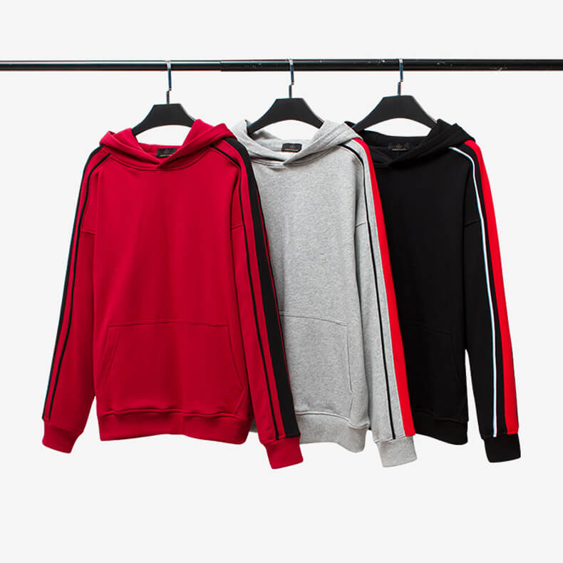 Sudadera con capucha Personalizada del Jersey del paño grueso y suave de los Hombres de la Venta al por Menor al por Mayor de la Fábrica de China