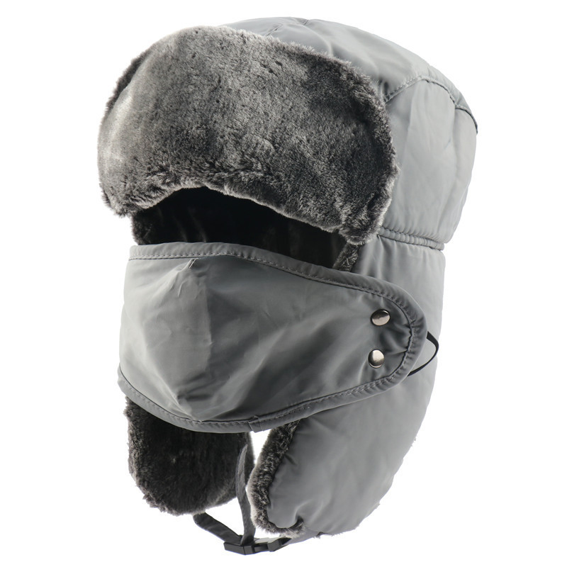 Gorros de Esquí Gruesos Rusos a Prueba de Viento al Aire Libre A Prueba de Frío, Gorros de Invierno con Orejeras para Ciclismo, Gorros de Invierno para Hombres