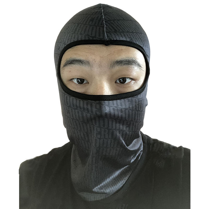 Protección de la Cubierta de la Cara Completa Ciclismo Correr Deportes Atléticos Máscara Facial a Prueba de Viento Cubierta de la Cabeza de Seda de Hielo