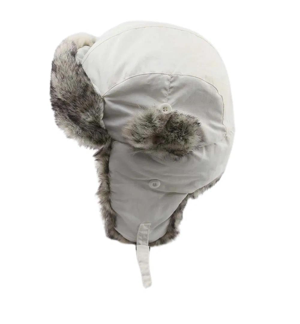 Gorra de Invierno de Piel Sintética Cálida, Impermeable, Cómoda, Cazadora de Bombardero