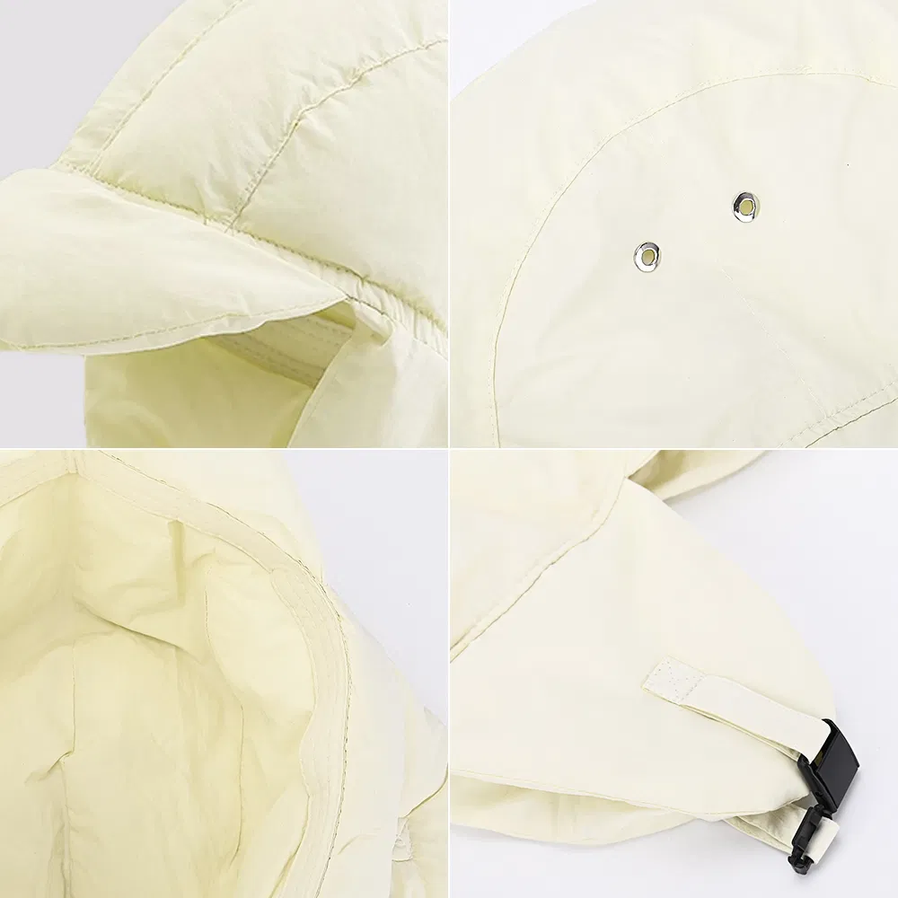 Ligereza de Invierno Protección Cálida para los Oídos Casco de Vuelo Sombrero de Trampero Sombrero de Aviador Liso de Nieve Unisex