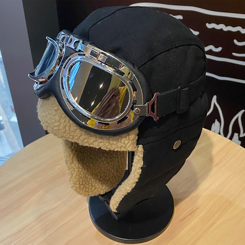 Gorro de Cazador de Soldado Unisex Gorro de Invierno Grueso Cálido Gorro de Bombardero con Solapa en la Oreja