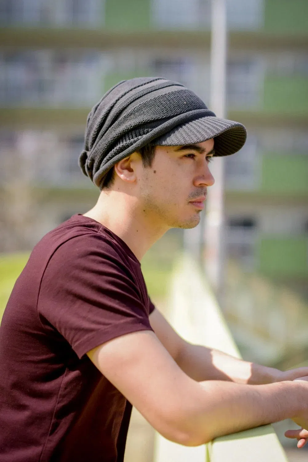 Gorro de Punto de Verano, Gorro Holgado para Hombre, Gorro de Mujer, Gorro de Verano, Gorro con Visera, Gorro de Verano, Gorro de Punto, Moda Coreana