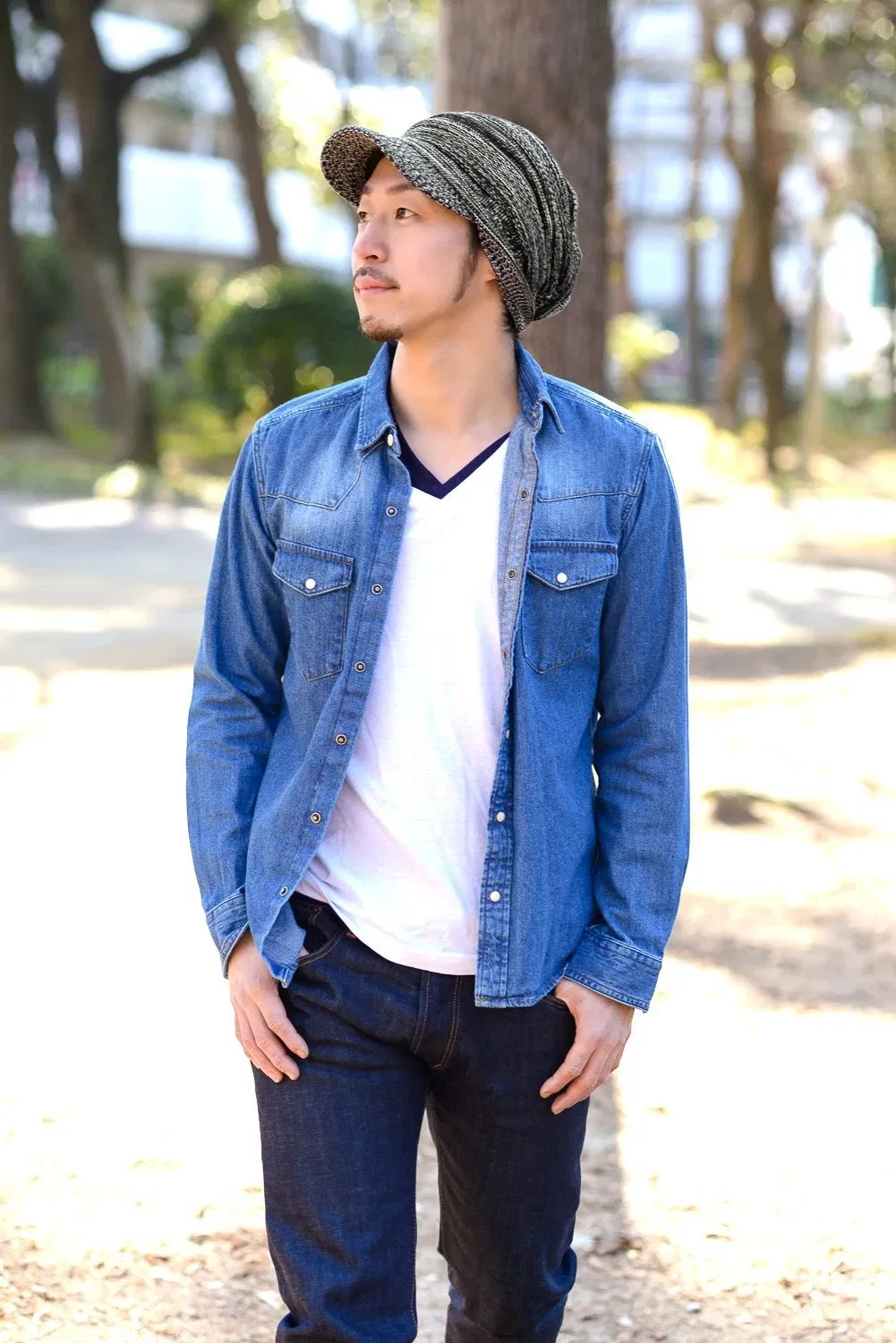 Gorro de Punto de Verano, Gorro Holgado para Hombre, Gorro de Mujer, Gorro de Verano, Gorro con Visera, Gorro de Verano, Gorro de Punto, Moda Coreana