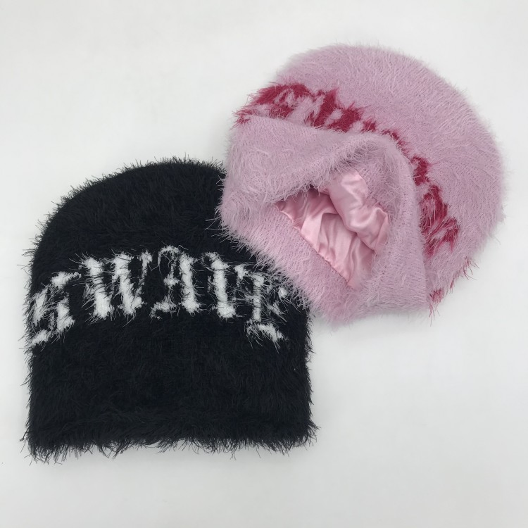 Gorro de Invierno Mohair Personalizado Gorro Unisex para exteriores