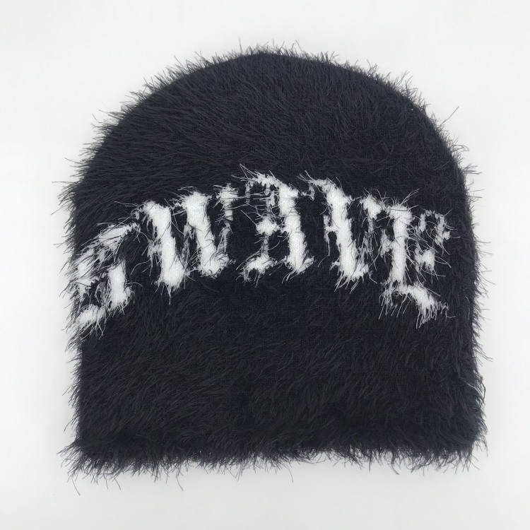 Gorro de Invierno Mohair Personalizado Gorro Unisex para exteriores