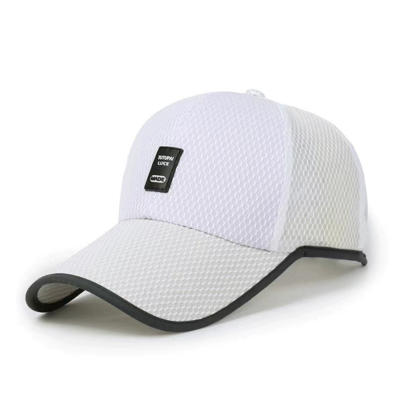 Sombrero de Visera Transpirable de Verano para Hombre, Gorra de Béisbol con Visera para Senderismo al aire Libre, Gorra de golf
