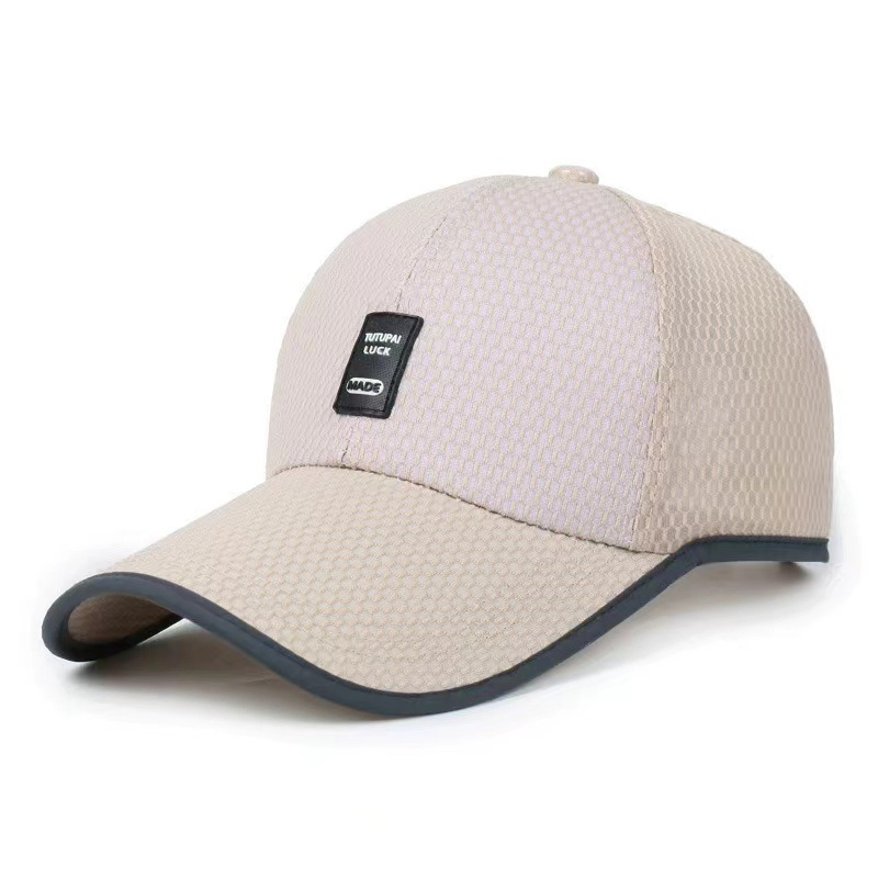 Sombrero de Visera Transpirable de Verano para Hombre, Gorra de Béisbol con Visera para Senderismo al aire Libre, Gorra de golf