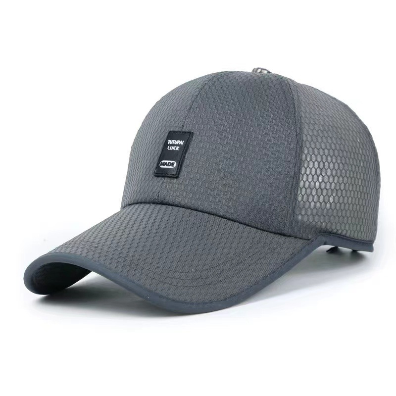 Sombrero de Visera Transpirable de Verano para Hombre, Gorra de Béisbol con Visera para Senderismo al aire Libre, Gorra de golf