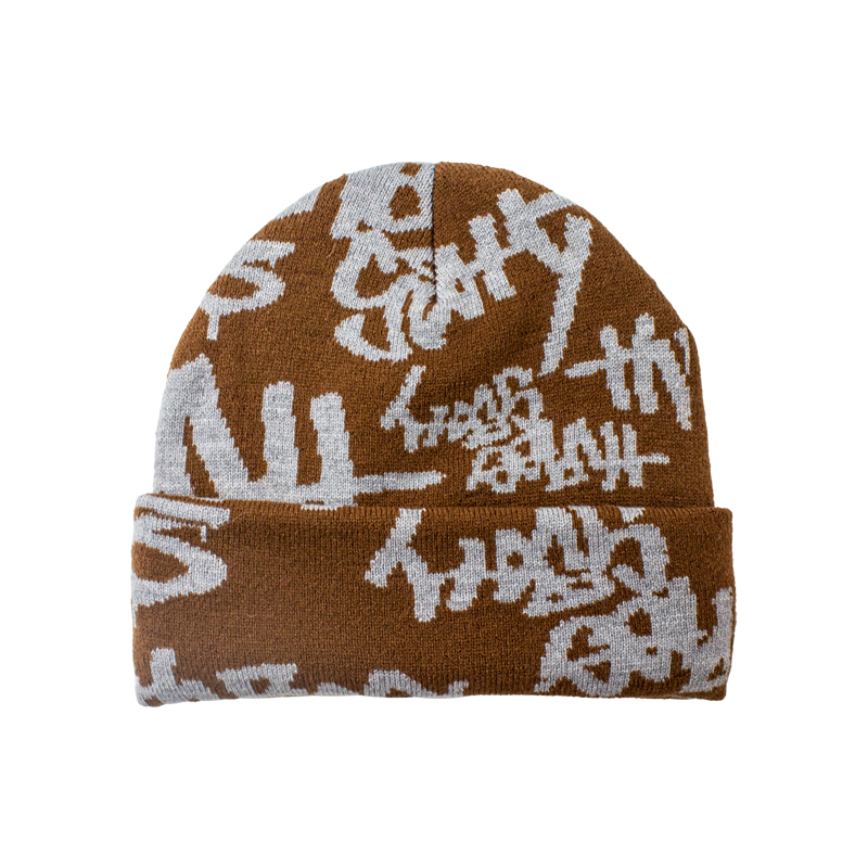 Gorro Liso Ajustado Acrílico de Moda de Gorras de Punto Cálido de Invierno Personalizado al por mayor de GRS