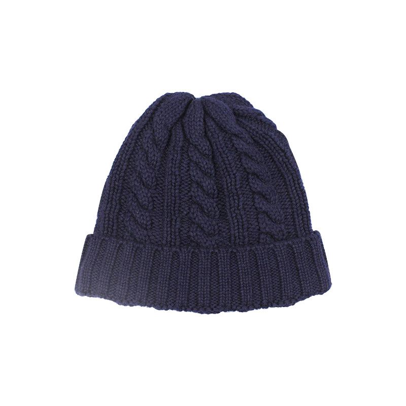 Gorro Liso Ajustado Acrílico de Moda de Gorras de Punto Cálido de Invierno Personalizado al por mayor de GRS