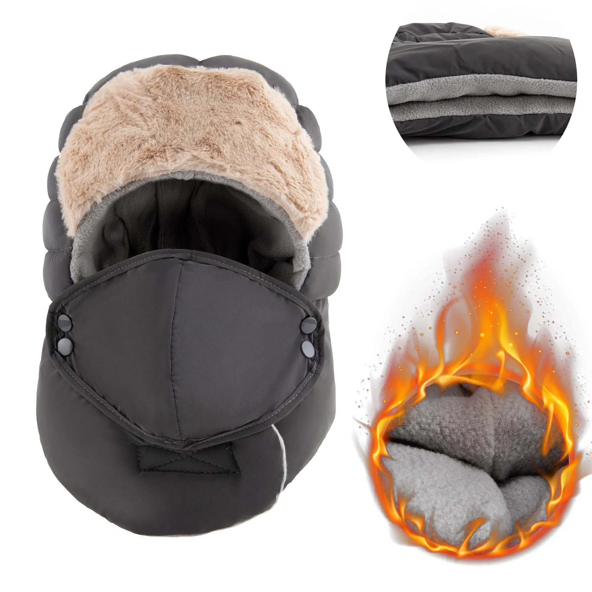 Nuevo Gorro de Esquí Grueso y Cálido con Protección para los Oídos, Carácter a Prueba de Frío, Resistente al Viento, Hombres, Mujeres, Adultos y#39;Gafas para exteriores Inspiradas en Lei