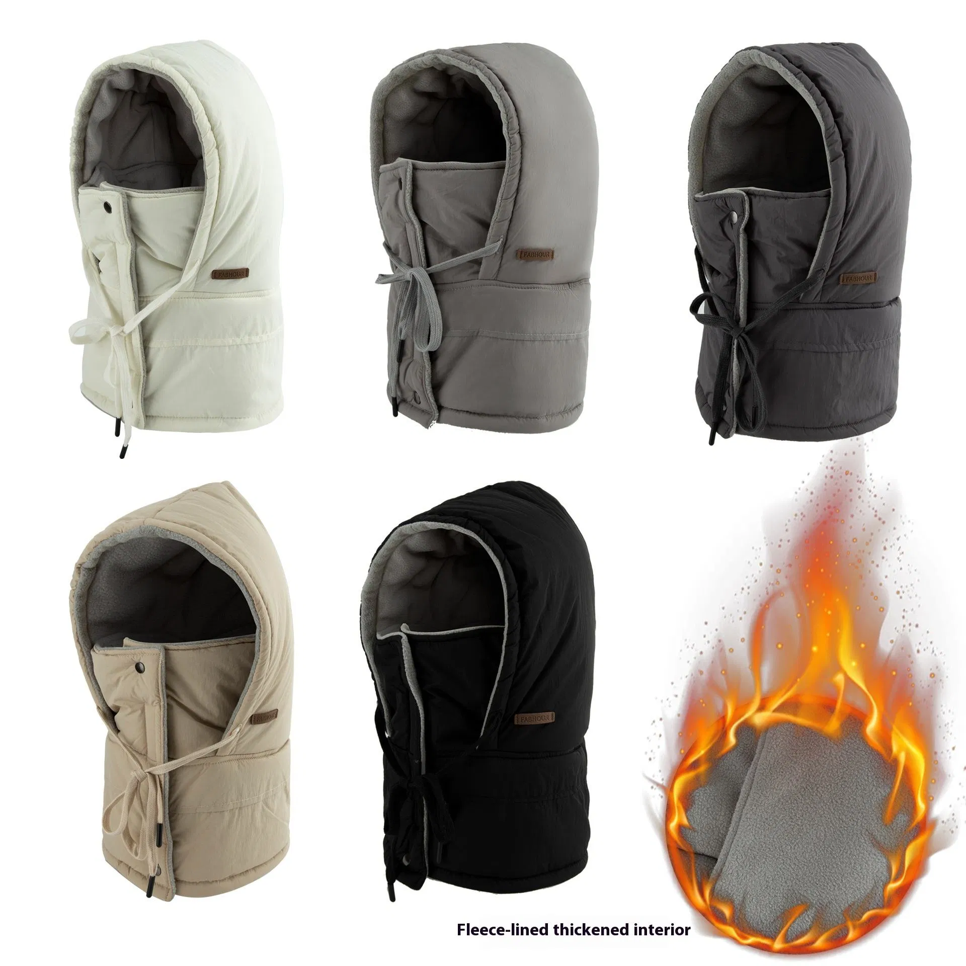 Venta Caliente Multifuncional Lei Feng Cap Jersey Cálido para Montar al aire Libre con forro polar para Adultos Sombreros de Invierno para Hombres