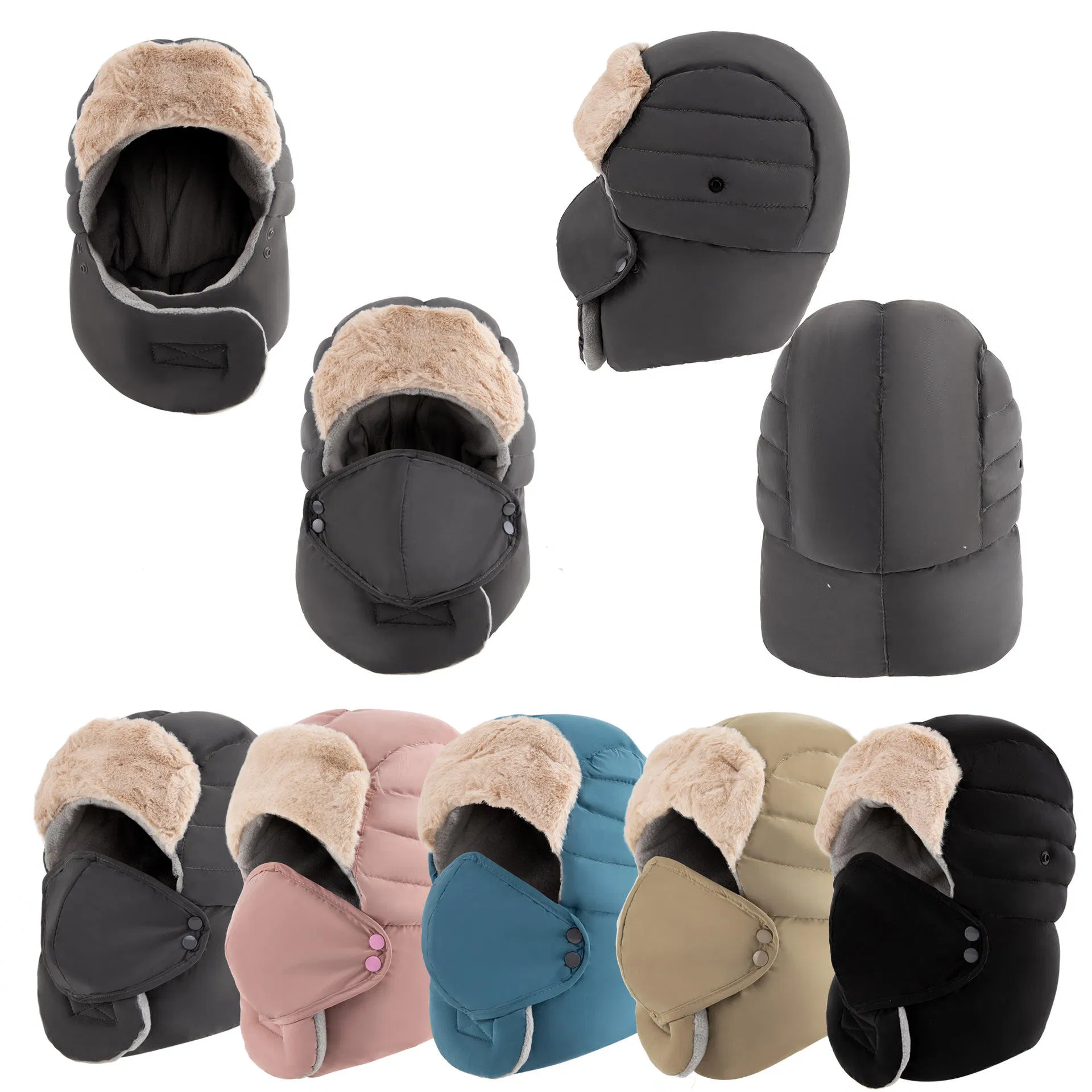 Nuevo Gorro de Esquí Grueso y Cálido con Protección para los Oídos, Carácter a Prueba de Frío, Resistente al Viento, Hombres, Mujeres, Adultos y#39;Gafas para exteriores Inspiradas en Lei