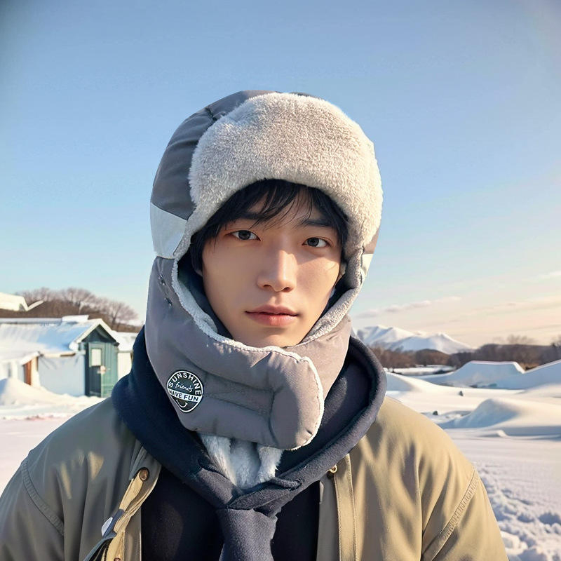Gorro de Algodón de Invierno Definitivo para Hombre con Protección Auditiva a Prueba de Viento