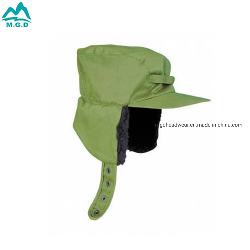 Sombrero de Trampero de Cuero de Invierno Cálido para Hombre Con Logotipo Personalizado Sombrero de Invierno para Hombre