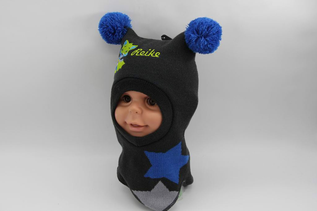 Casco Pasamontañas de Punto Baby Bird-Acogedor Gorro de Invierno para Bebés