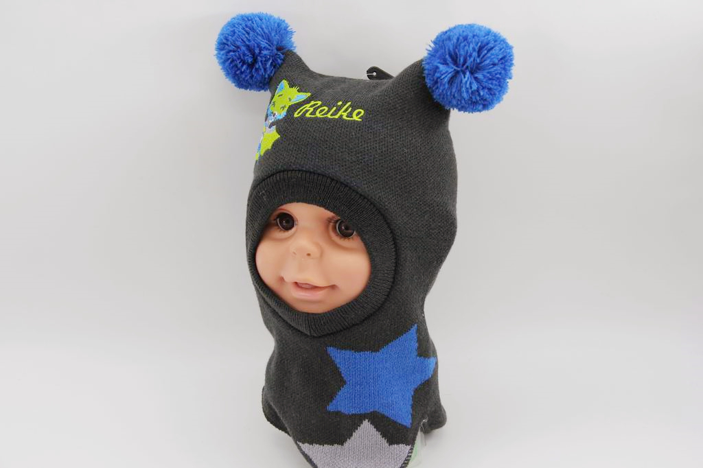 Casco Pasamontañas de Punto Baby Bird-Acogedor Gorro de Invierno para Bebés