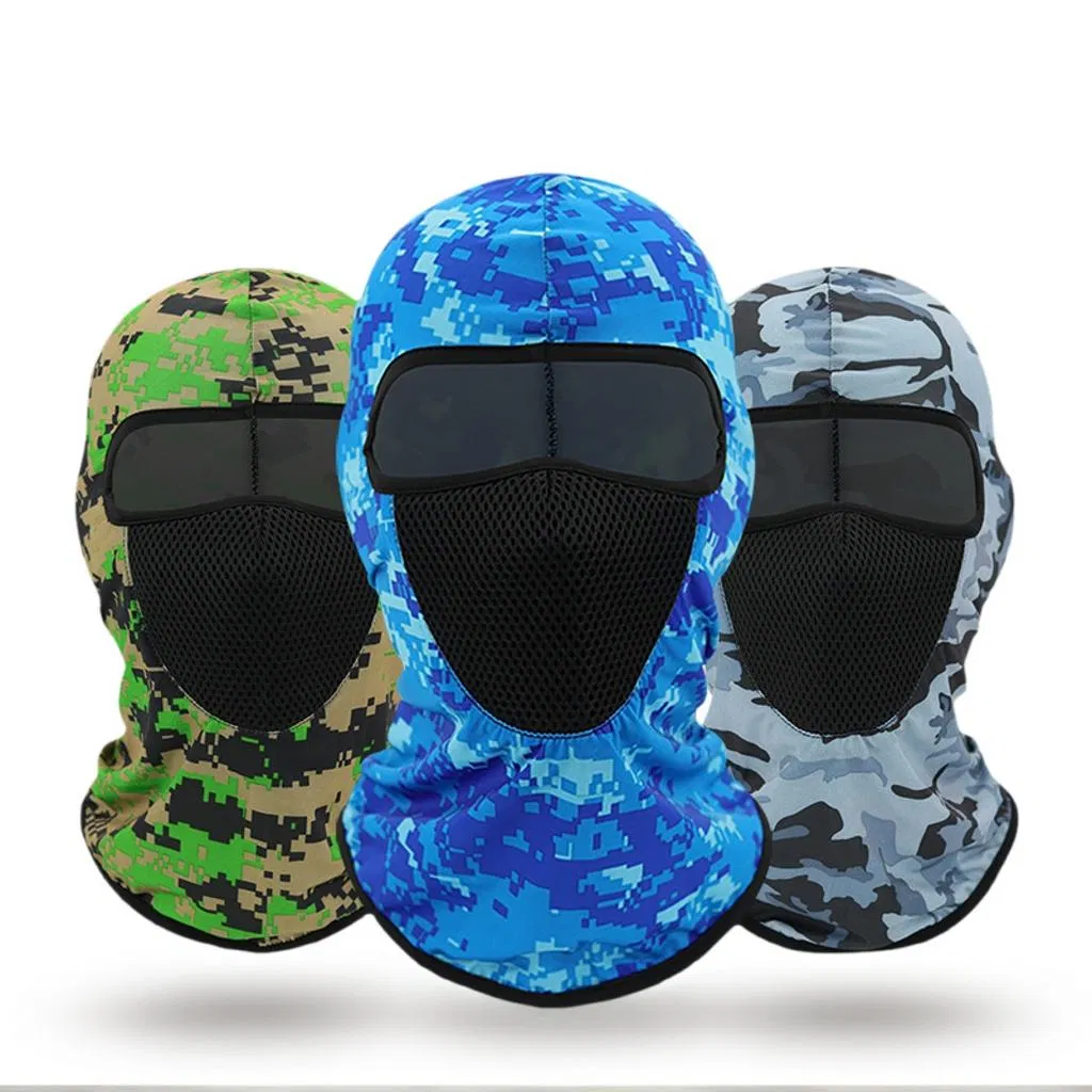 Pasamontañas Máscara de Esquí Negra Máscaras de Esquí de Camuflaje de Neón Coloridas para Hombres