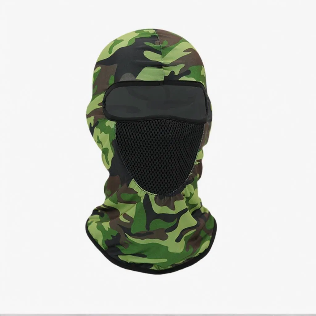 Pasamontañas Máscara de Esquí Negra Máscaras de Esquí de Camuflaje de Neón Coloridas para Hombres