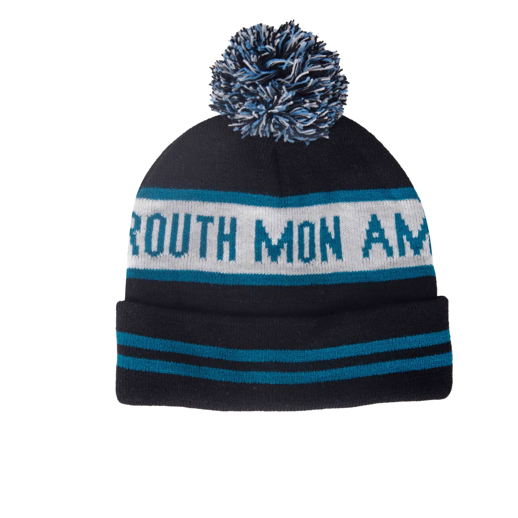 Gorro de invierno con Pompones Deportivos de punto de diseñador