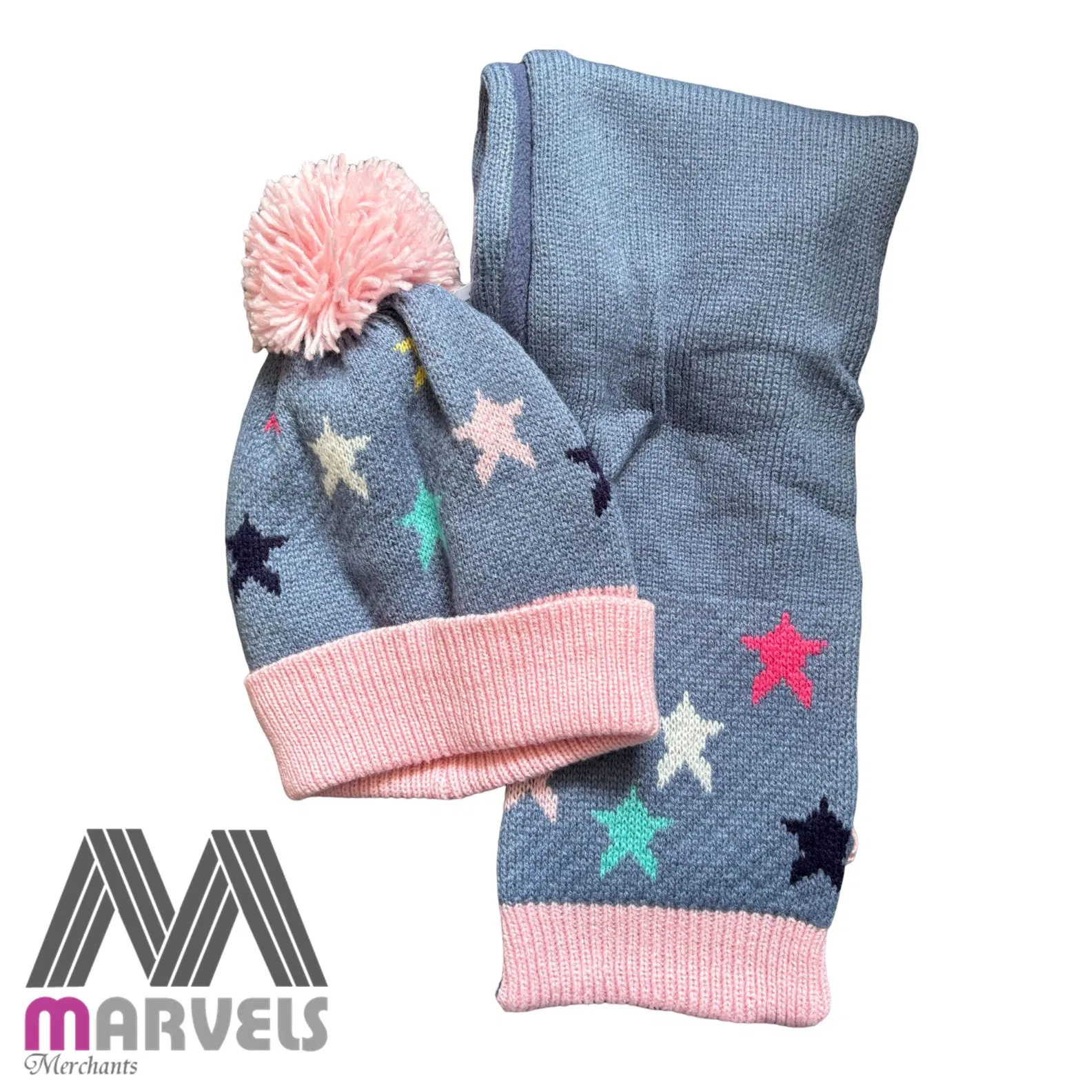 Guantes de Gorro de punto Conjuntos de Guantes de Gorro de Acrílico para Hombres y Mujeres