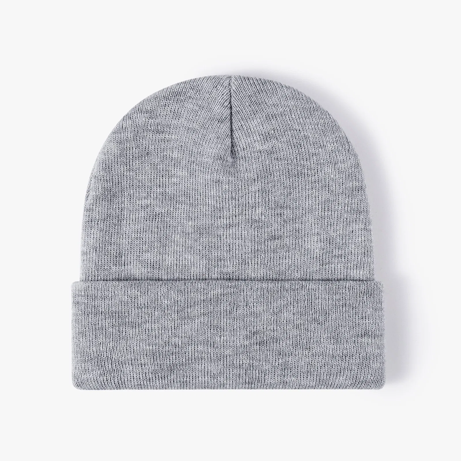 Gorro de punto de invierno Jacquard Holgado Cálido de lujo de Diseñador personalizado Bordado al por mayor