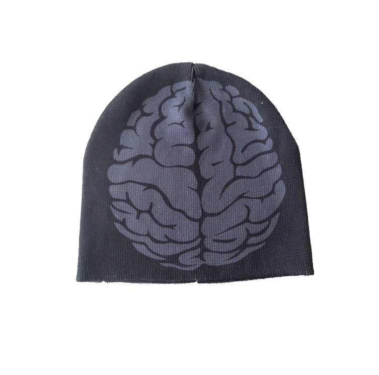 Accesorios de Moda Sostenibles de Alta Calidad Gorros de invierno 100% a rayas para hombre#39