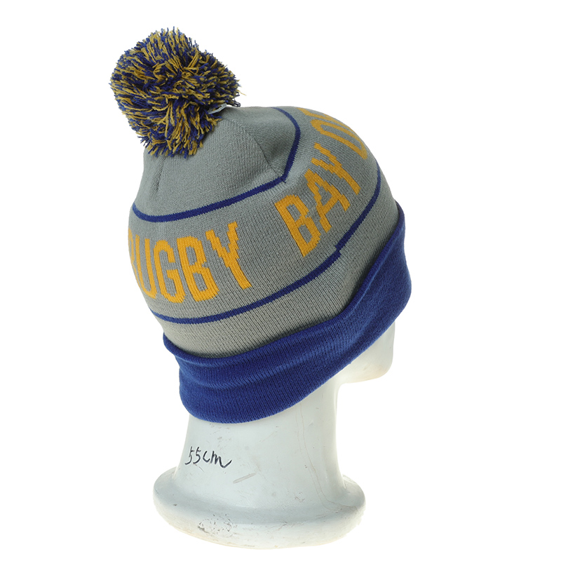 Gorro de invierno de punto con Pompón de Gorro Cálido de Acrílico de Alta Calidad