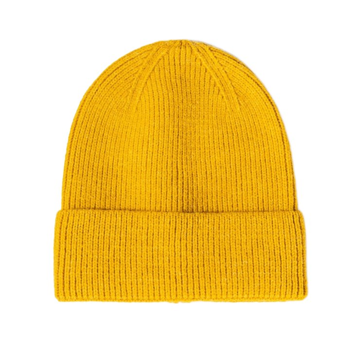 Otoño Invierno Color Sólido Logotipo Personalizado Venta Al Por Mayor Sombrero de Punto para Mujer Gorro de Punto de Hip-Hop de Moda