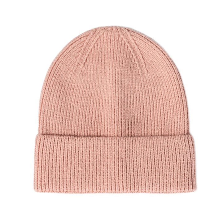Otoño Invierno Color Sólido Logotipo Personalizado Venta Al Por Mayor Sombrero de Punto para Mujer Gorro de Punto de Hip-Hop de Moda